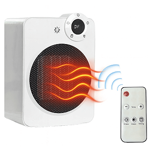 Aquecedor portátil Elétrico Potente Giratório 2000W Luxo
