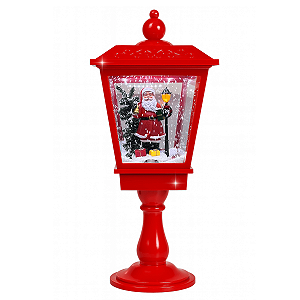 Poste Natalino Musical Decoração Natal Luz Neve Empresa Casa Jardim