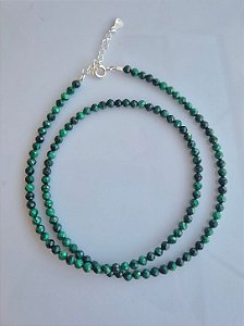 Choker pedra Malaquita