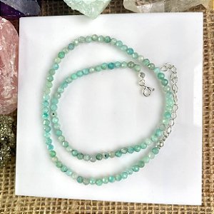 Choker - Pedra Amazonita
