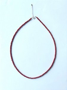 Pulseira esferas - Ágata Vermelha