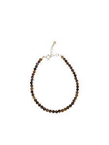 Pulseira de esferas - Pedra Olho de Tigre