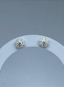 Brinco Exclamação Moissanite