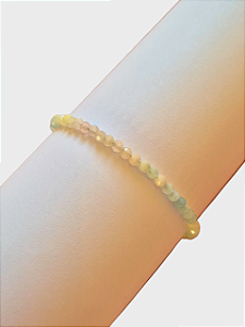 Pulseira Esferas de Pedra natural Fluorita