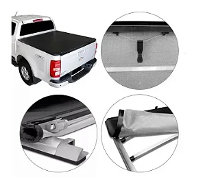 Capota Marítima S10 Dupla 2012 A 2024 Trek Aluminio Slim