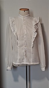 Camisa Romantic Chiffon - Sob Medida