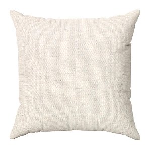 Capa De Almofada Lisa Cru Jacquard