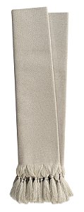 Manta Para Sofá Lisa Bege Cru Jacquard