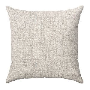 Capa De Almofada Lisa Cru Jacquard Linho