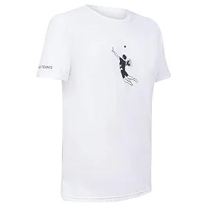 Camiseta masculina manga curta beach tennis smash Mormaii Branca