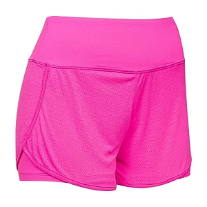 Shorts feminino duplo linha vitória marchezini Mormaii 24 rosa