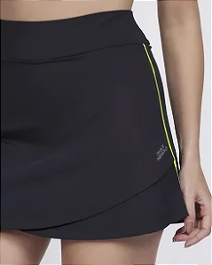SHORT SAIA TRANSP. C/ VIVO LAT MAR NEGRO PRETO