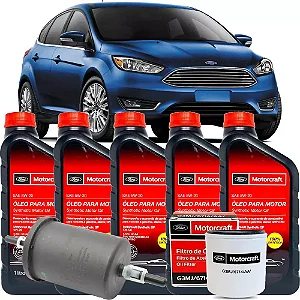 Kit Revisão 5w20 Ford Focus 2.0 16v 2014 2015 2016 2017 2018