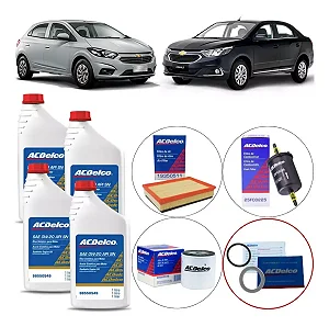 Kit Troca Óleo 0w20 Sintético Gm Onix Cobalt Spin Prisma 2017