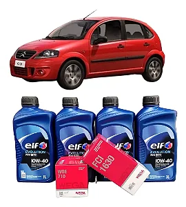 Kit Troca Óleo Citroen C3 1.4 2006 2007 2008 2009 2010 2011