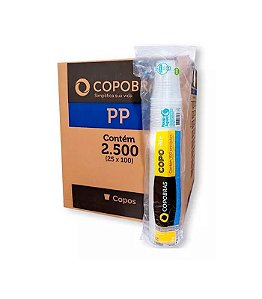 COPO DESC 200 ML PP COPOBRAS  C/2500 BRANCO