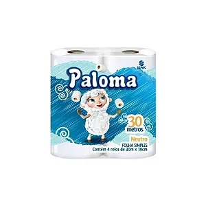 PAPEL HIG. 30 MTS. PALOMA C/4