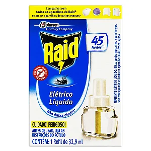 INSETICIDA RAID REFIL LIQ. 45 NOITES