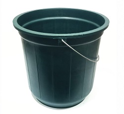 BALDE 15 LTS PLÁSTICO COM ALÇA DE METAL