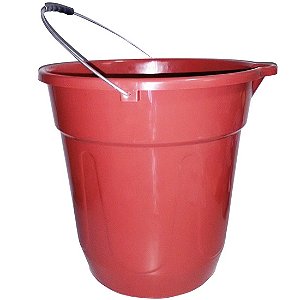 BALDE 21 LTS PLÁSTICO COM ALÇA DE METAL