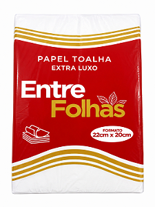 PAPEL TOALHA EXTRA LUXO 22X20 ENTRE FOLHAS