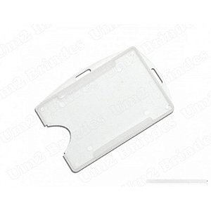 PORTA CRACHA 5,4X8,6 PLAST. RIGIDO BR HOR./VERT. C/100