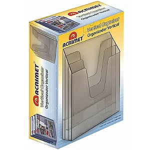 ORGANIZADOR ACRILICO TRIPLO VERTICAL ACRIMET
