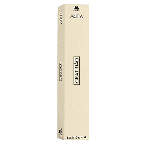 Incenso Natural Nirvana AURA Gratidão (5 Varetas)