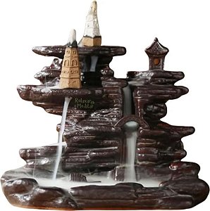 Incensário Cascata de Fumaça Jardim Oriental