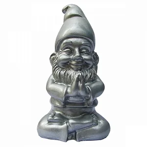 Duende da Lua Meditando (Prateado)