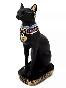 Gato Egípcio Bastet (14cm) Deusa da Fertilidade