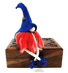 Duende Arco-Íris Índigo Azul (11cm)