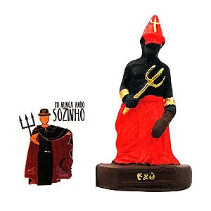 Estátua Orixá Exu em Resina (10cm)