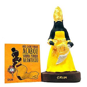 Estátua Orixá Oxum em Resina (10cm)