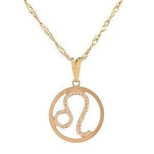 Gargantilha Signo Leão (17mm)