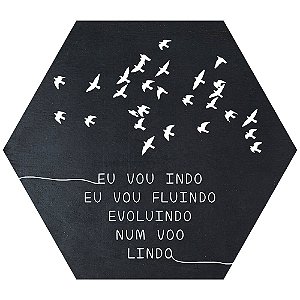 Placa Decorativa Evoluindo (25x22cm)