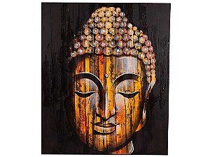 Tela Pintada Rosto de Buda Grande (120cm)