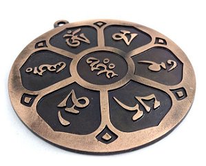 Pantáculo Om Mani Padme Hum para Pendurar (10cm)