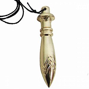 Pêndulo Vale dos Reis Dourado em Metal (6cm)