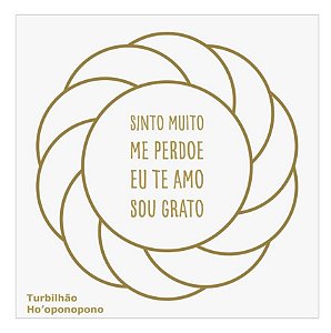 Placa Radiônica Turbilhão Ho´oponopono (PVC)