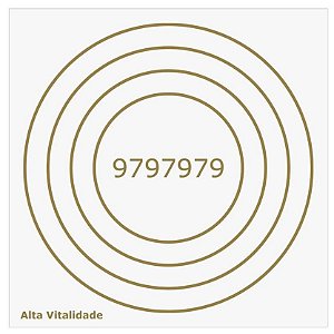 Placa Radiônica Alta Vitalidade (PVC)