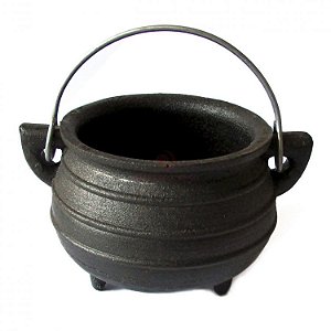 Caldeirão de Bruxa em Alumínio G (8cm)