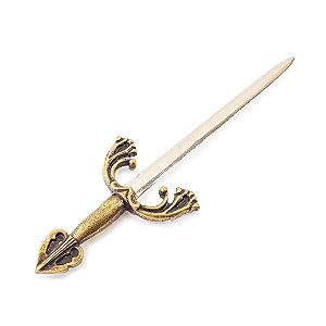 Punhal Athame Medieval em Metal (18cm)