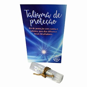 Kit de Pedras Talismã da Proteção (Selenita e Cianita Azul)
