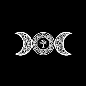 Toalha para Altar e Tarô Triluna (70x70cm)