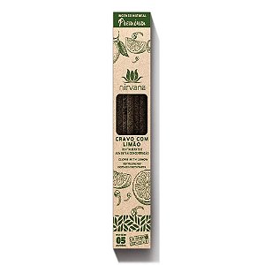 Incenso Natural Cravo com Limão Linha Premium (5 Varetas)