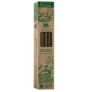 Incenso Natural Palo Santo com Alecrim Linha Premium (5 Varetas)