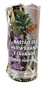 Bastão de Sálvia Branca e Lavanda (25g)