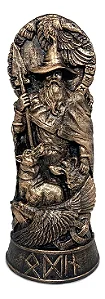 Estátua Odin Deuses Mitológicos (22cm)