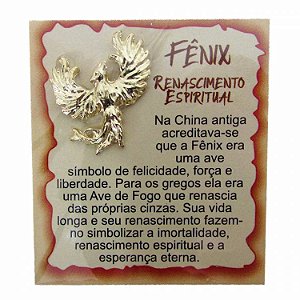 Mini Talismã da Sorte Fênix (Renascimento Espiritual)
